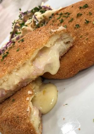 Una foto de Milanesas de papas