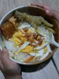 Bubur nasi (sisa)
