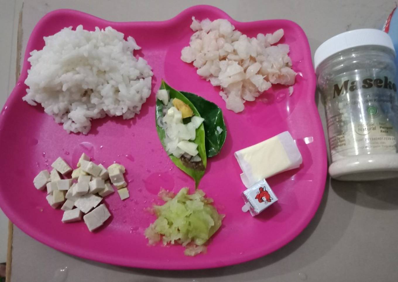 MPASI "Bubur Udang Labu Siam"