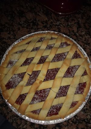 Una foto de Pastafrola de membrillo