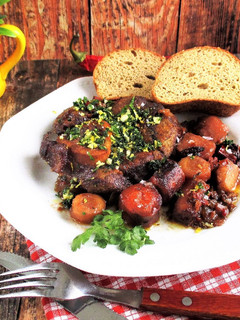 Osso bucco, csontos borjúlábszár recept fotója