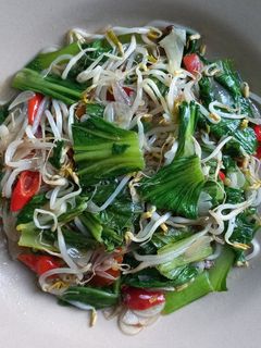 Foto resep Tumis Sawi dan Toge