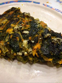 Una foto de Budín de acelga y zanahoria. Sano sabroso y light