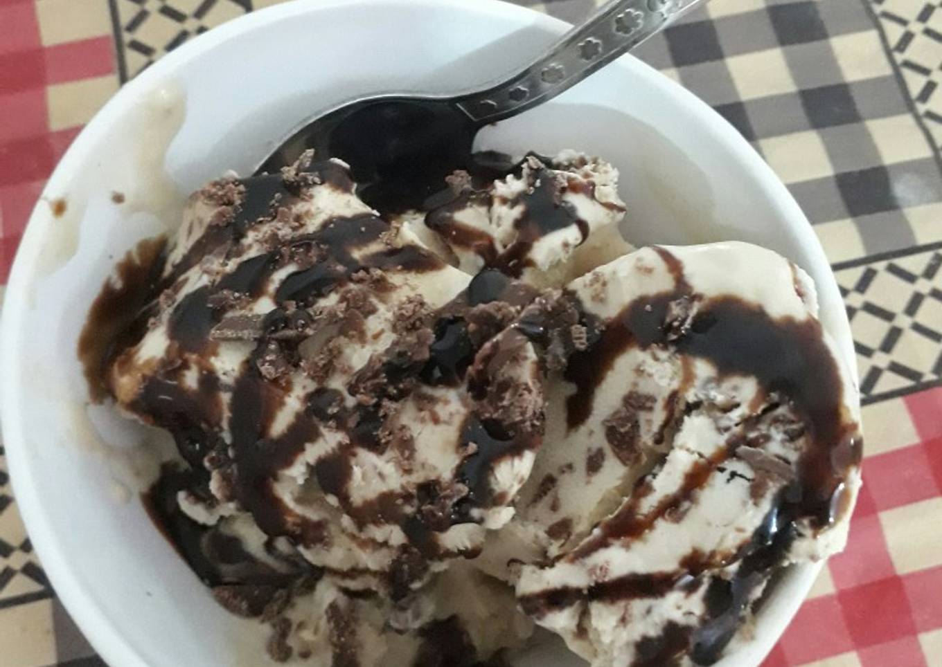 Coffee banana ice cream