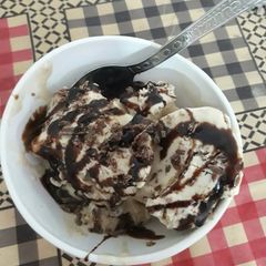 A picture of Coffee banana ice cream.