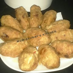 A picture of Yam balls.