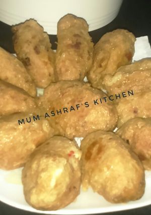A picture of Yam balls.
