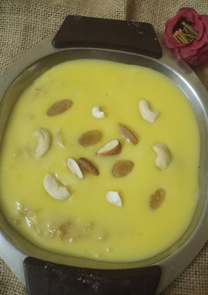 सिबई बिद कस्टर्ड (sevai with custard recipe in Hindi) रेसिपी मुख्य फोटो