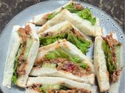 Gambar sandwich sardin mayonis