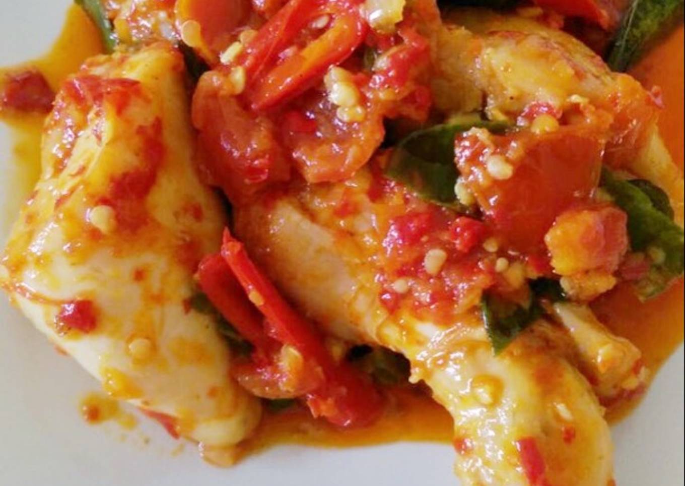 Ayam balado pelangi