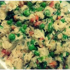 A picture of Vegetable Upma.