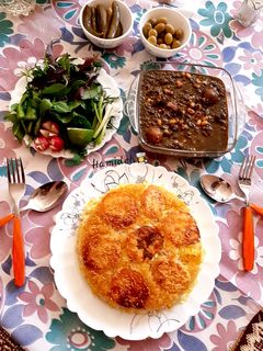 عکسی از دستور قورمه سبزی ☘