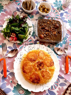 عکسی از دستور قورمه سبزی ☘