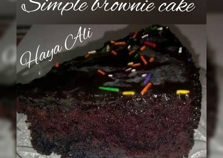 Easy Way to Prepare Super Quick Simple brownie cake