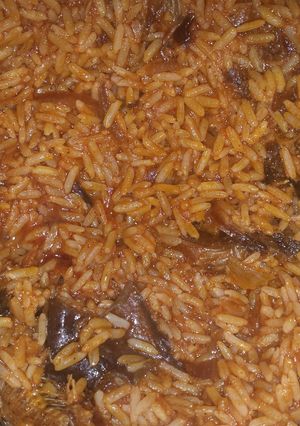 A picture of Red oil rice.