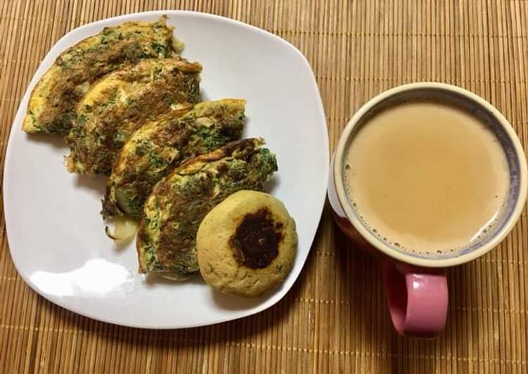 Recipe of Appetizing Spinach omellete