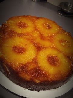 Une photo de Gâteau renversé à l'ananas
