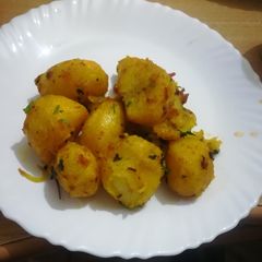 Roast potato masala A picture of Roast potato masala.