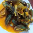 Kerang hijau saus padang