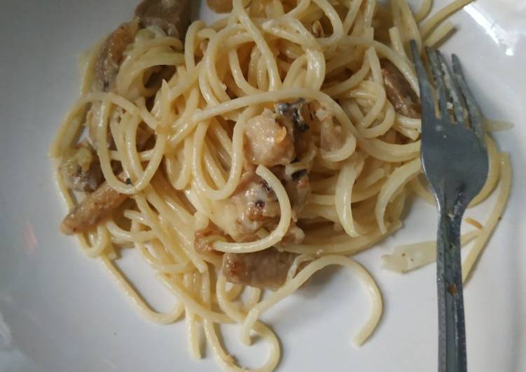 Bahan-bahan Spaghetti aglio e olio Sederhana dan Mudah Dibuat