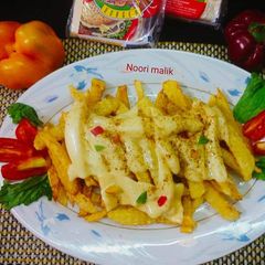 A picture of Cheese Fries.