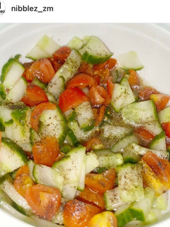 A picture of Cucumber Salad.