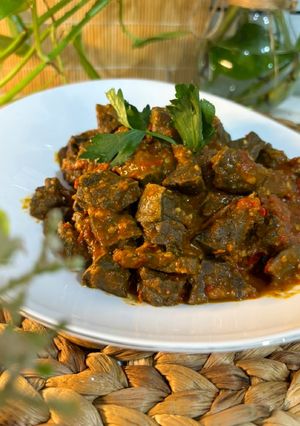 Foto resep Paru Balado Mercon - Daging Kurban