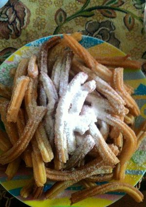 Foto resep Churros espanol eggless simple (no lembek)