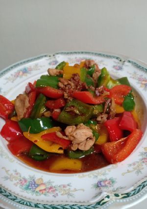 รูปของ ผัดพริกหวานไก่