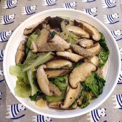 A picture of Sauteed Chinese Lettuce.