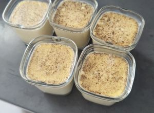 Une photo de Crème à la vanille à la multidelice