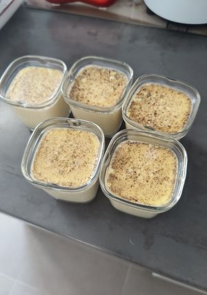 Une photo de Crème à la vanille à la multidelice