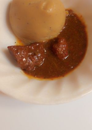 A picture of Towon plaintain miyan kubewa...