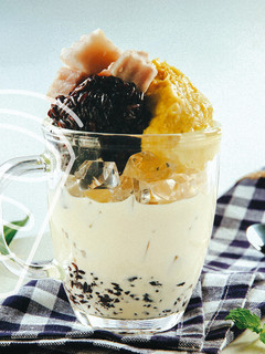 Foto resep Taro Black Glutinous Rice Pudding