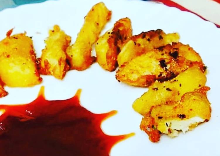 Steps to Make Speedy #Feast Crispy Potato Wedges