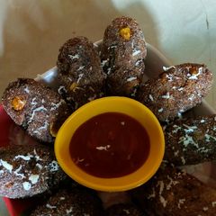 A picture of Tasty Corn beetroot cutlet.