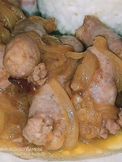 Una foto de Sangochado de salchichas