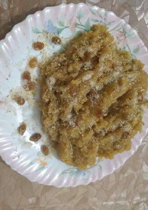 A picture of Pineapple halwa.