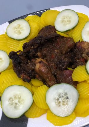 A picture of Peppered chicken.