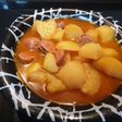 Patatas con chorizo a la sidra🍾