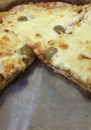 Una foto de Pizza con mucho queso 😍