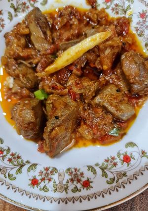 A picture of Masala kaleji recipe.