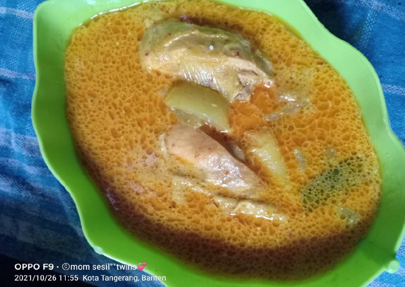 Sayur labuh ayam santen
