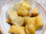 Gambar lepet jagung kukus
