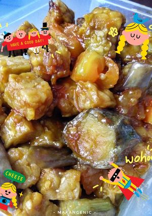 Foto resep Balado Terong Tempe (anti ribet di magicom)