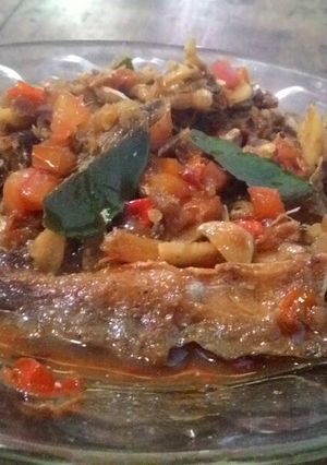 Foto resep Ikan asin asem manis