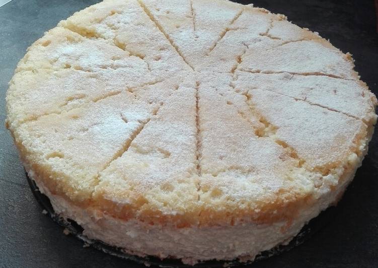 Tarta de queso cremosa