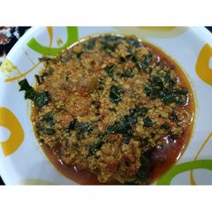A picture of Egusi soup.
