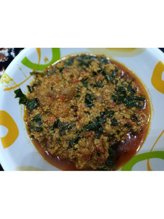 A picture of Egusi soup.