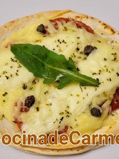 Una foto de Torti-pizzetta cuatro quesos